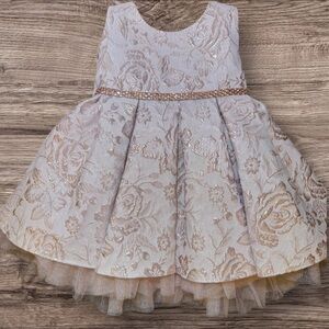 Pink Sleeveless A-Line Sundress for Weddings